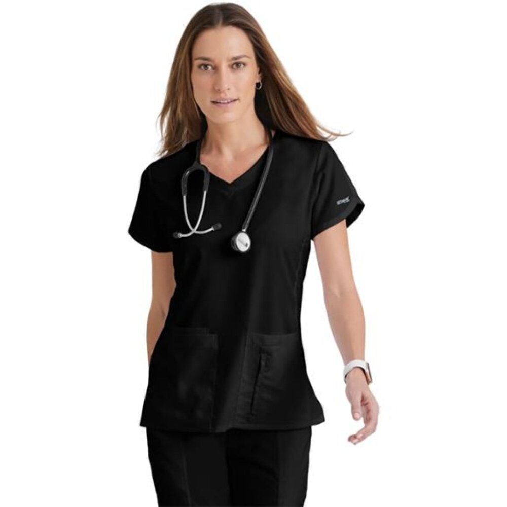 BARCO Grey's Anatomy Scrubs - Cora Scrub Top for Women, Crossover V-Neck